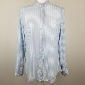 Vineyard Vines Ruffle Button Down Shirt